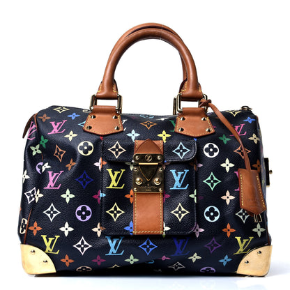 Louis Vuitton Monogram Multicolor Speedy 30 Black 1 of 4
