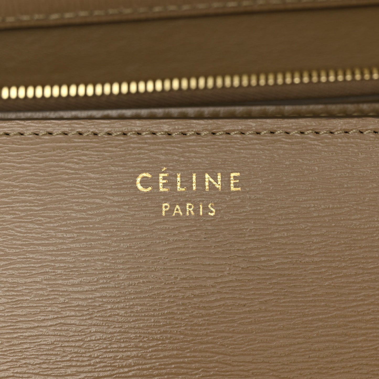 Liege Calfskin Medium Classic Box Flap Bag Taupe