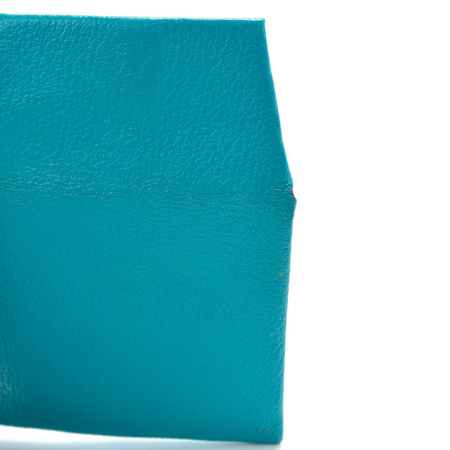 Hermes Chevre Mysore Bastia Coin Purse Turquoise 11 of 12