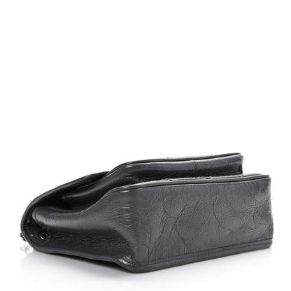 Saint Laurent Crinkled Calfskin Matelasse Monogram Baby Niki Chain Satchel Storm 3 of 8