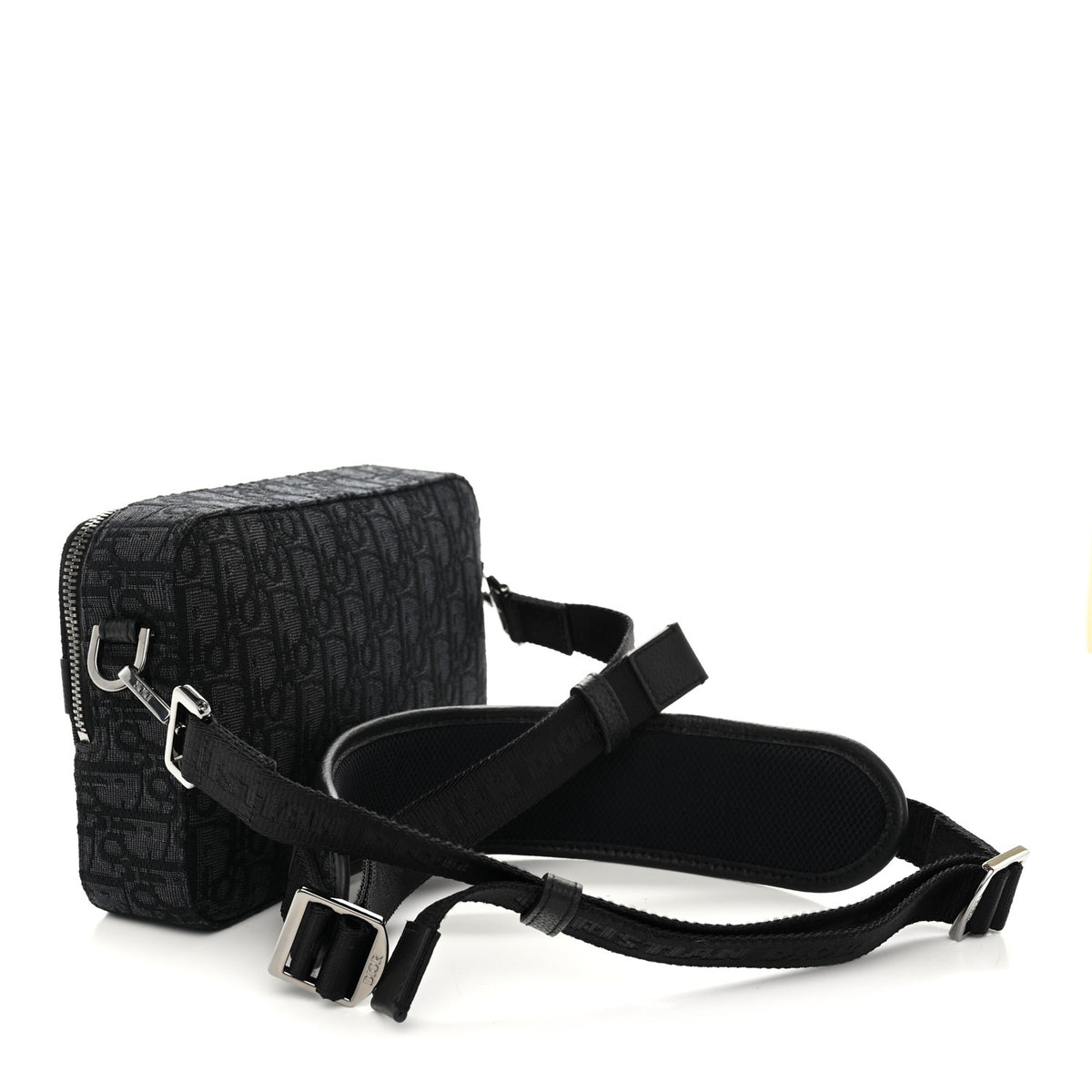 Christian Dior HOMME Oblique Safari Messenger Black 3 of 11