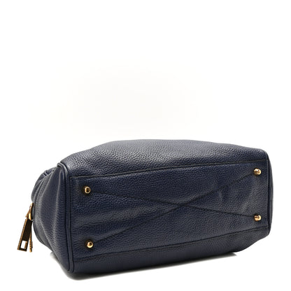 Marc Jacobs Pebbled Calfskin Gotham Bauletto Satchel Blue 3 of 9