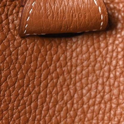 Hermes Taurillon Clemence Evelyne III GM Gold 7 of 10