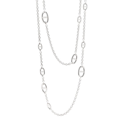 Hermes Sterling Silver Farandole Necklace 160 1 of 5