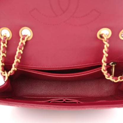 Chanel Caviar Quilted Small CC Filigree Flap Burgundy 5 of 10