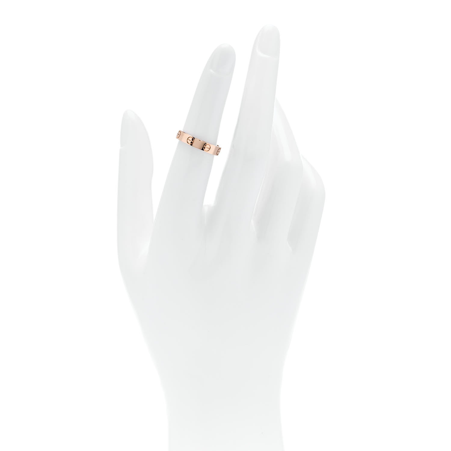 Cartier 18K Pink Gold 3.5mm LOVE Wedding Band Ring 50 5.25 2 of 5