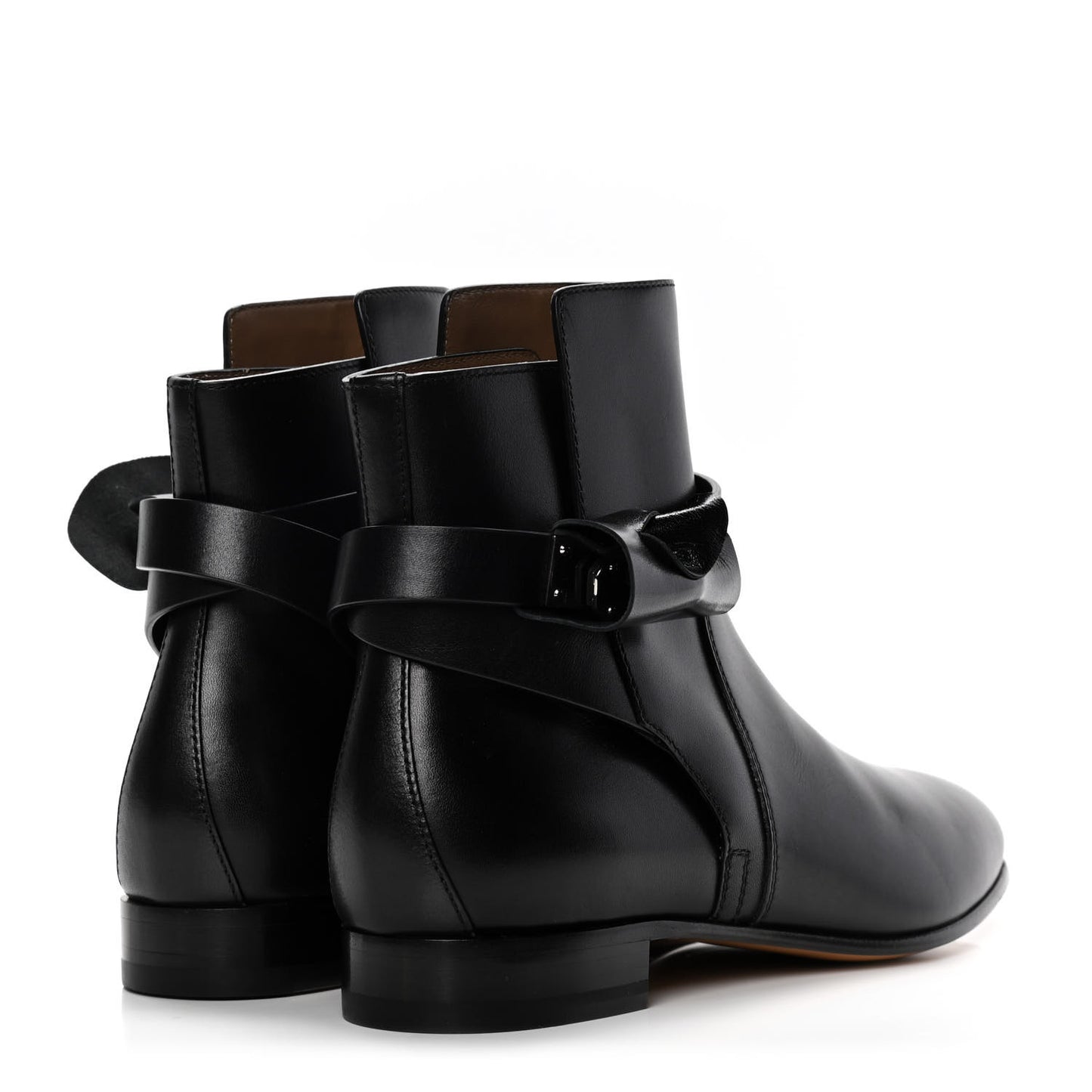 Calfskin Neo Low Boots 36 Black