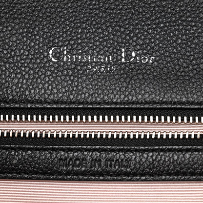 Christian Dior Grained Calfskin Medium Diorama Flap Bag Black 6 of 11