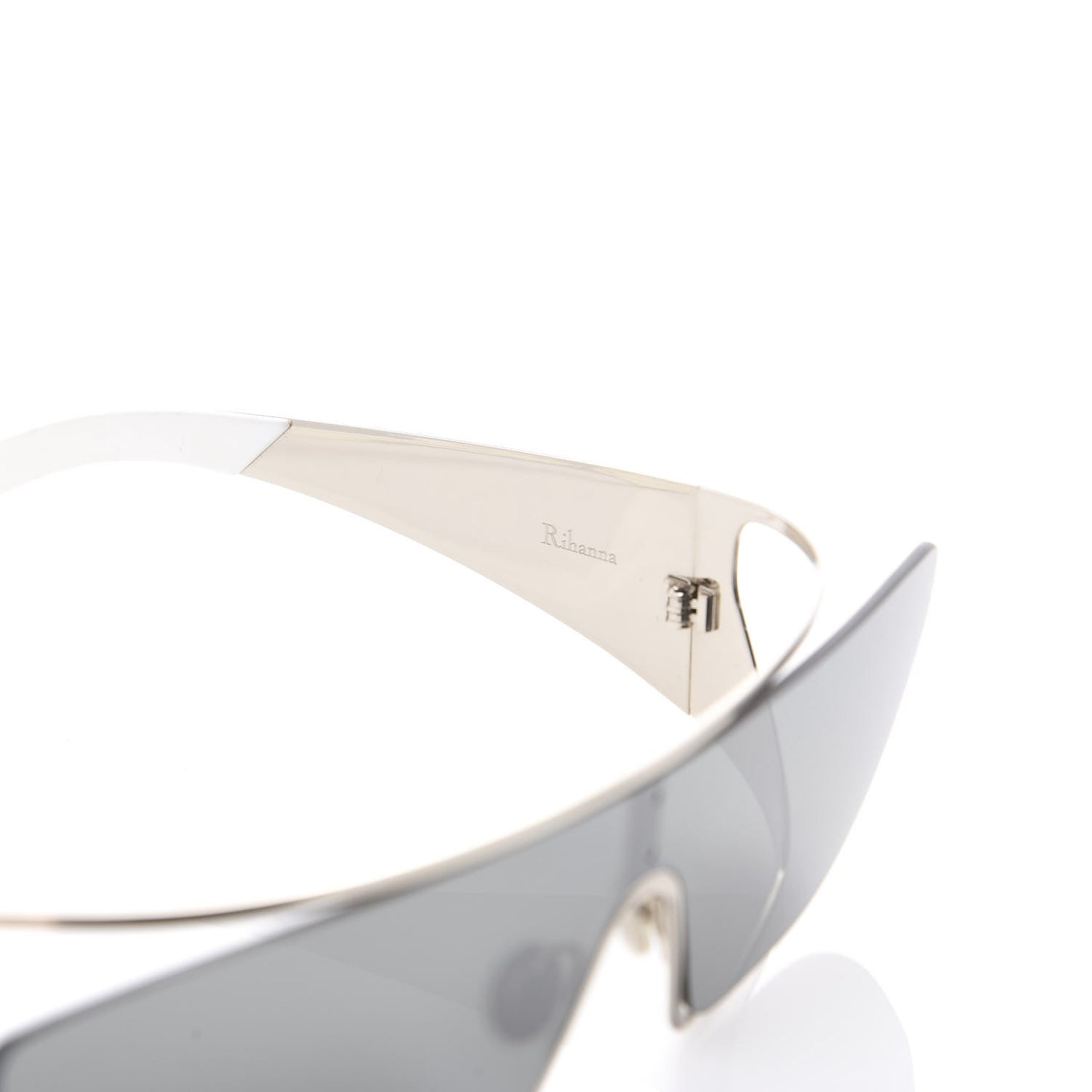 X RIHANNA Shield Sunglasses Silver