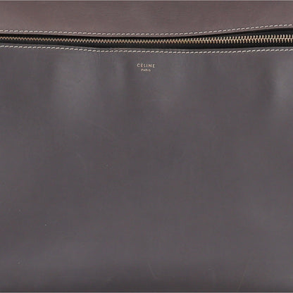 Celine Smooth Calfskin Medium Edge Shoulder Bag Grey 7 of 9