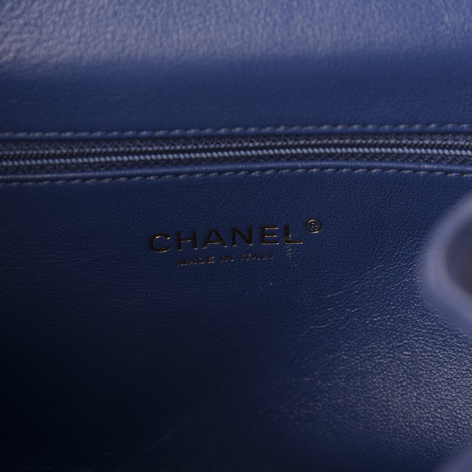 Chanel Caviar Quilted Business Affinity Backpack Blue 7 of 12