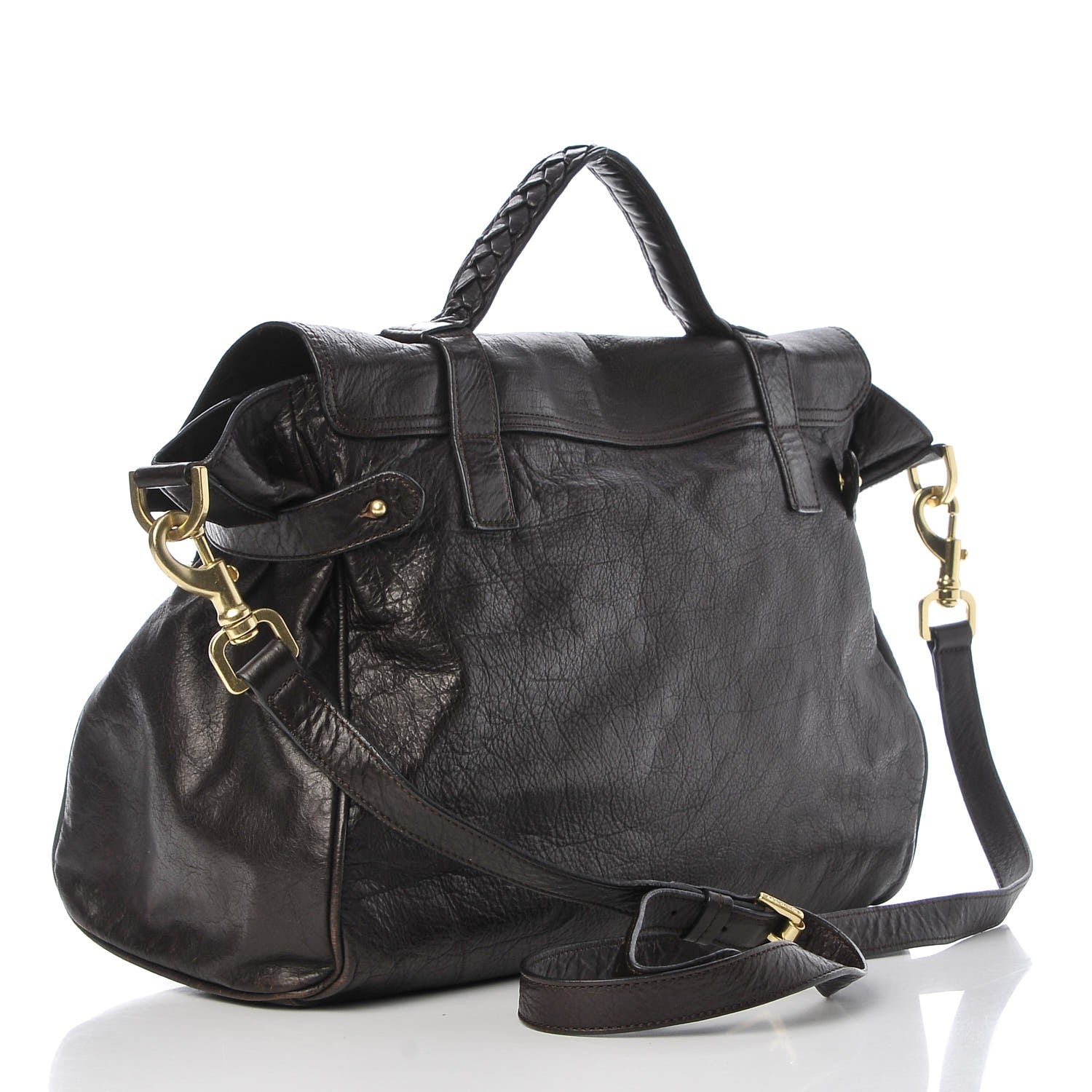 Mulberry Soft Buffalo Oversized Alexa Chocolate 4 of 8