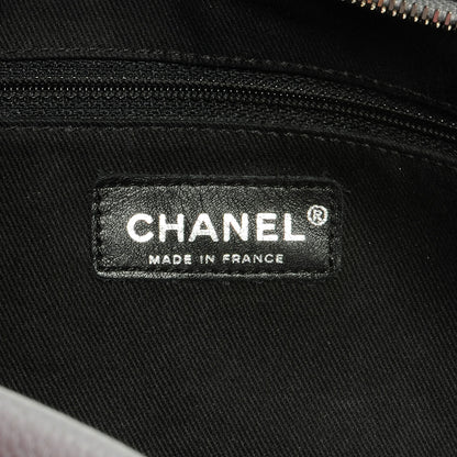 Chanel Caviar Large CC Tuck Tote Grey 6 of 7