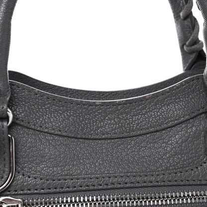 Balenciaga Chevre Silver Metallic Edge Hardware Mini City Gris Acier 5 of 5