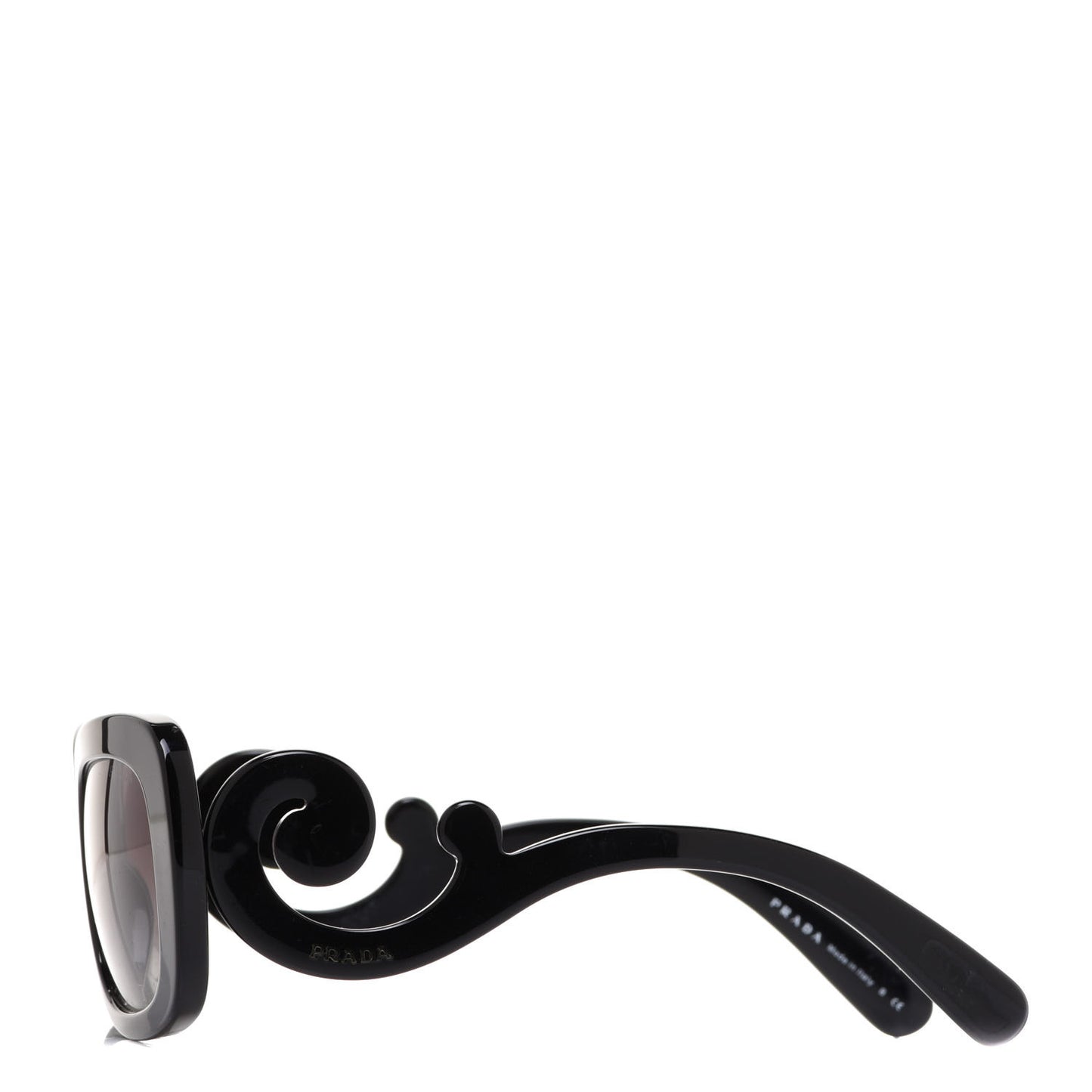 Acetate Baroque Sunglasses SPR 27O Black