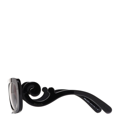 Prada Acetate Baroque Sunglasses SPR 27O Black 3 of 7