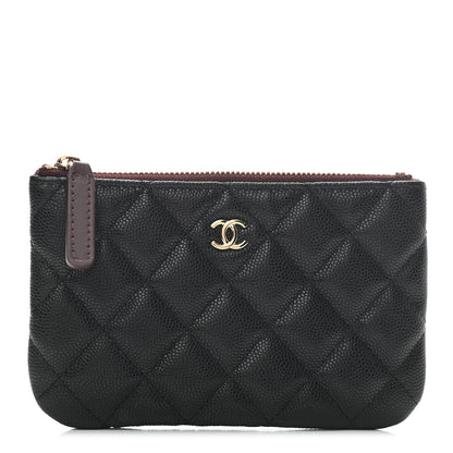 Chanel Caviar Quilted Small Cosmetic Case Black 1 of 7