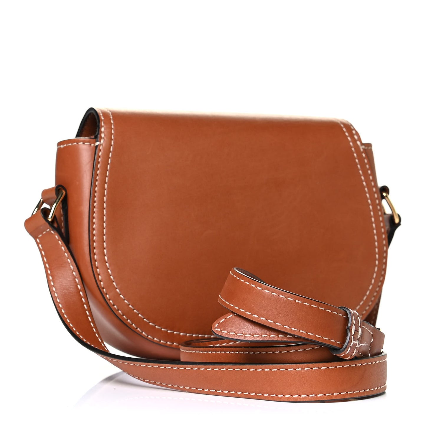 Natural Calfskin Small Crecy Bag Tan