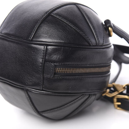 Gucci Piuma Lux Energy Mini Tifosa Basketball Shaped Shoulder Bag Black 8 of 9