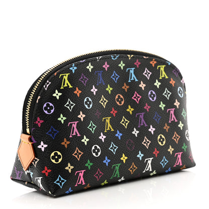 Louis Vuitton Monogram Multicolor Cosmetic Pouch Black Grenade 3 of 6