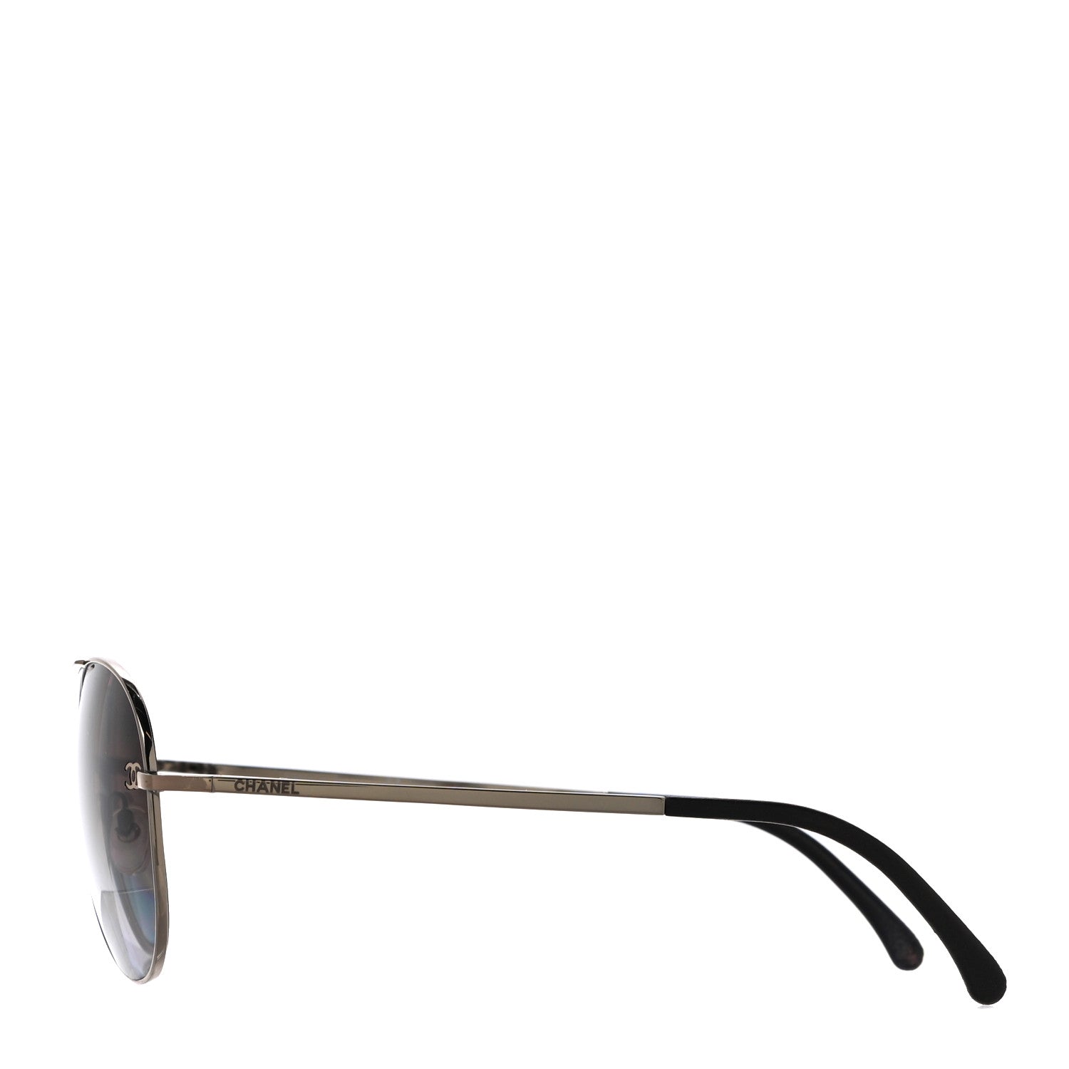Chanel Aviator CC Sunglasses 4189-T-Q Gold 2 of 10