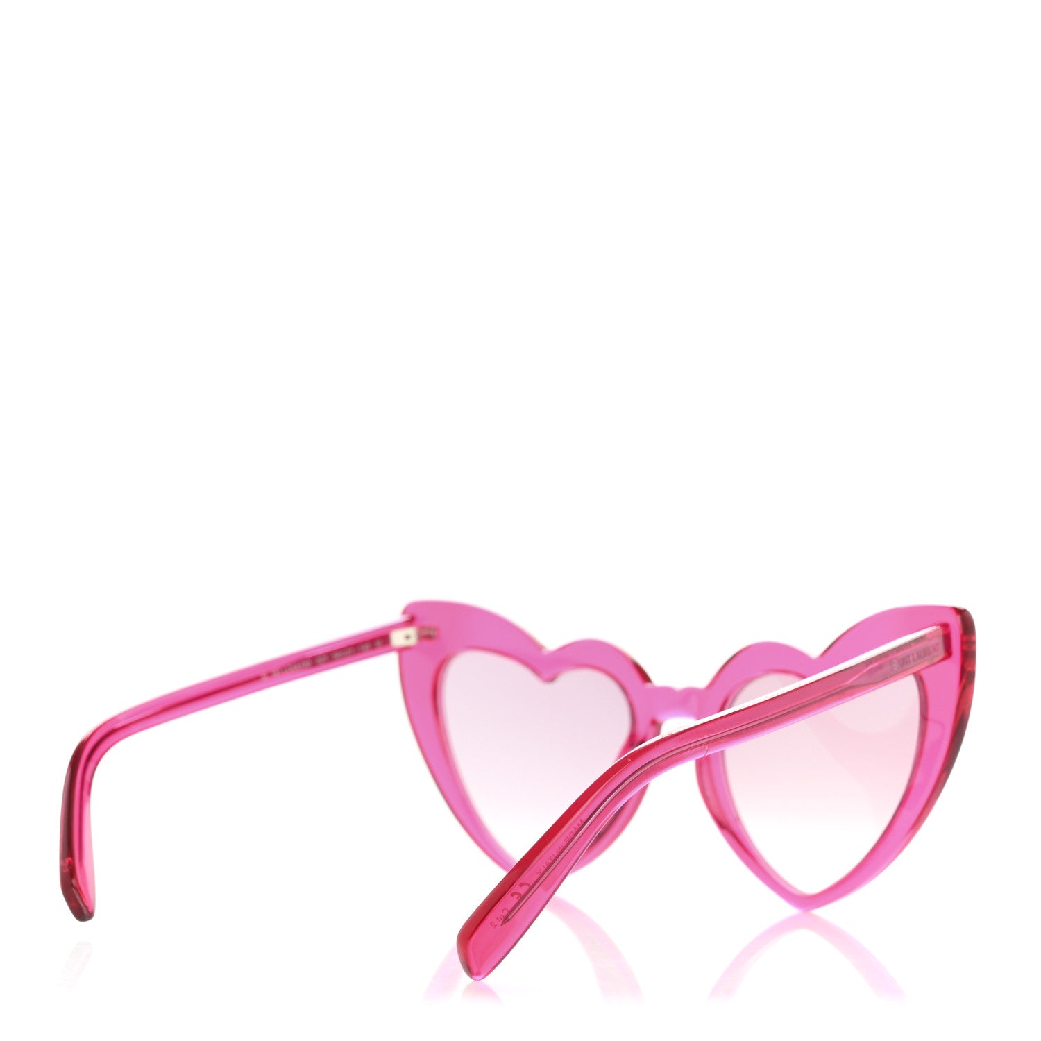 Saint Laurent Acetate Heart Frame Loulou SL181 Sunglasses Pink 4 of 8