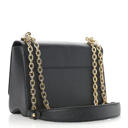 Louis Vuitton Epi Twist Shoulder Bag MM Black 3 of 9