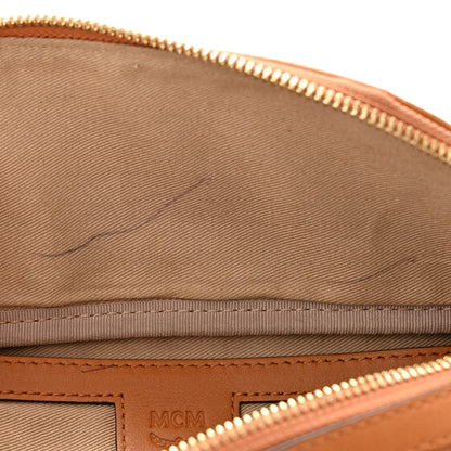 MCM Visetos Stark Belt Bag Cognac 21 of 22