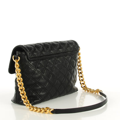 Marc Jacobs Lacquered Lambskin Quilted The Large Single Flap Black 3 of 8