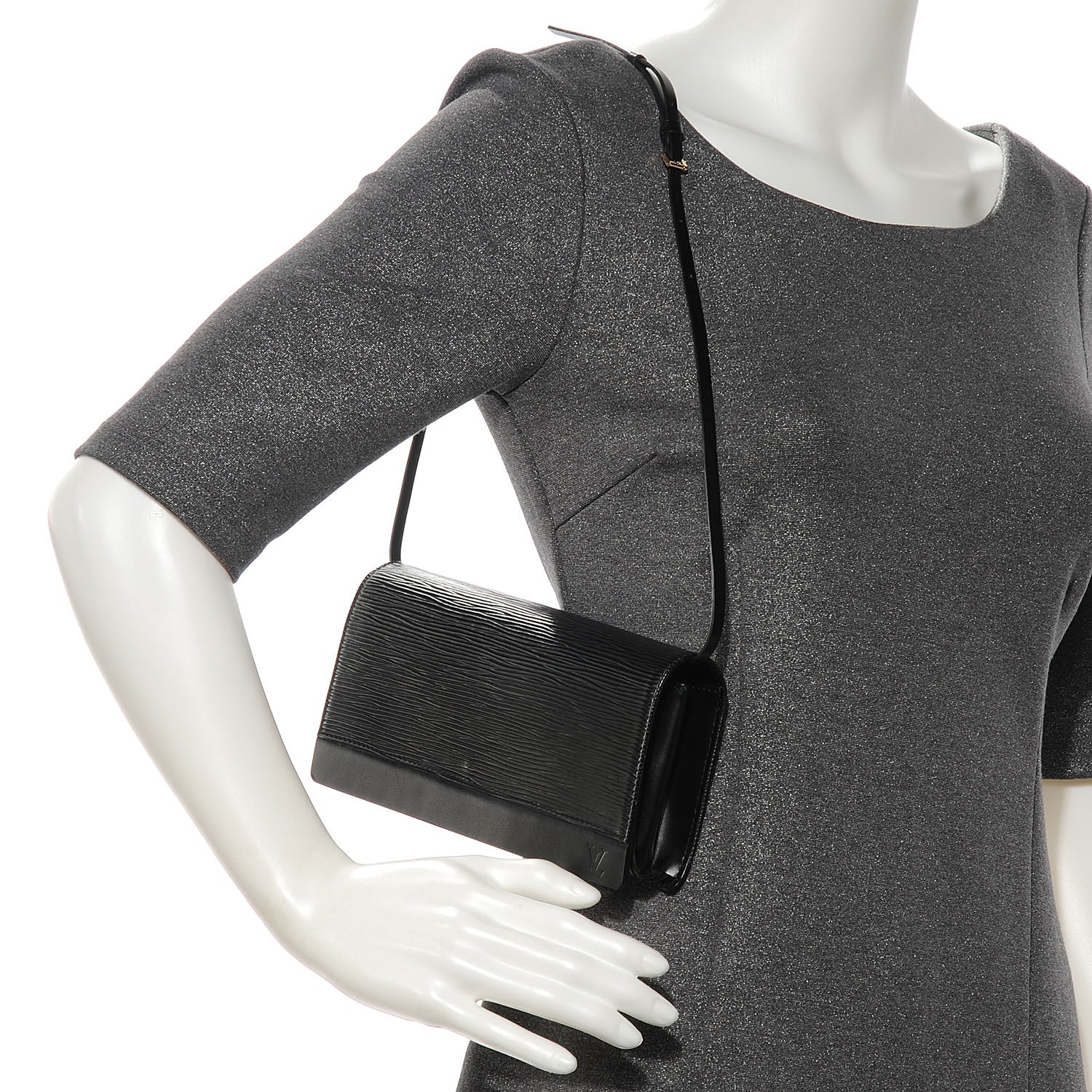 Louis Vuitton Epi Honfleur Black 2 of 8