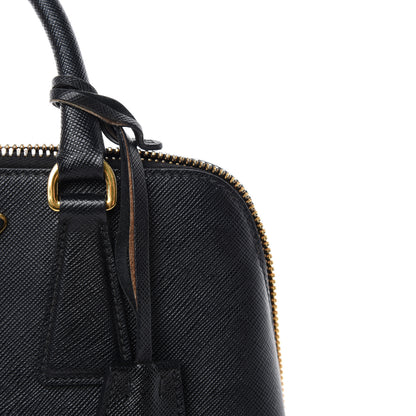 Prada Saffiano Lux Small Promenade Tote Black 8 of 11