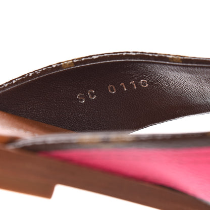 Louis Vuitton Monogram Panorama Flat Mules 38.5 Cacao 10 of 10