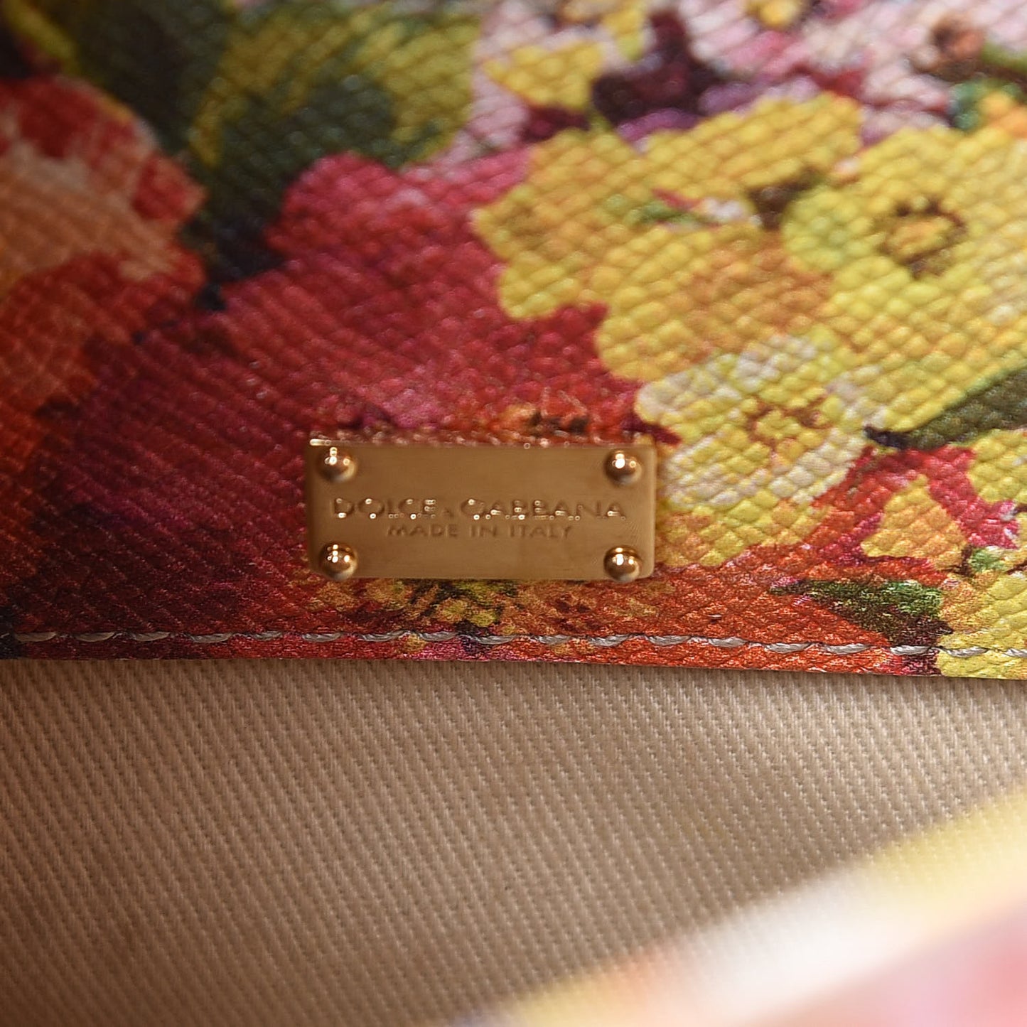 Dauphine Floral Print Medium Miss Sicily Satchel Multicolor