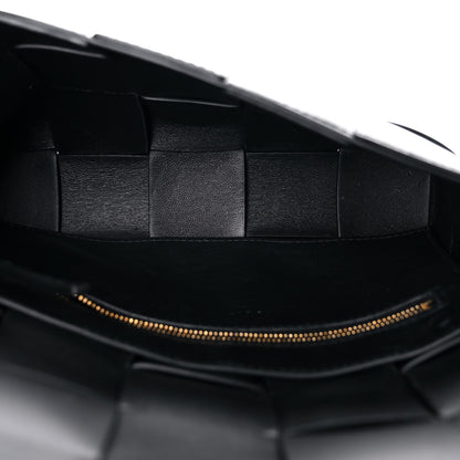 Bottega Veneta Spazzolato Maxi Intrecciato Cassette Crossbody Bag Black 5 of 14