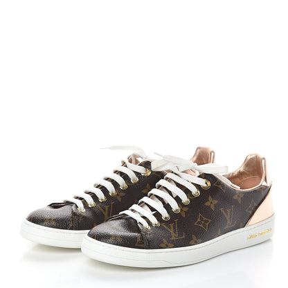 Louis Vuitton Patent Monogram Frontrow Sneakers 40 3 of 7