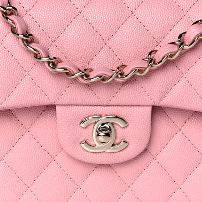 Chanel Caviar Quilted Small Double Flap Pink 9 of 12