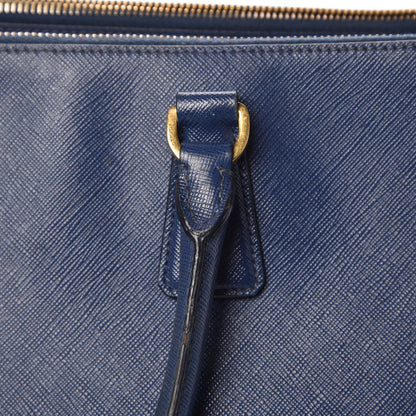 Prada Saffiano Medium Galleria Double Zip Tote Bluette 13 of 21