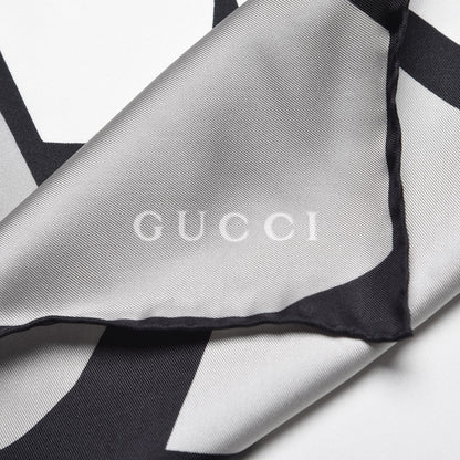 Gucci Silk Lucy Scarf Black 3 of 4