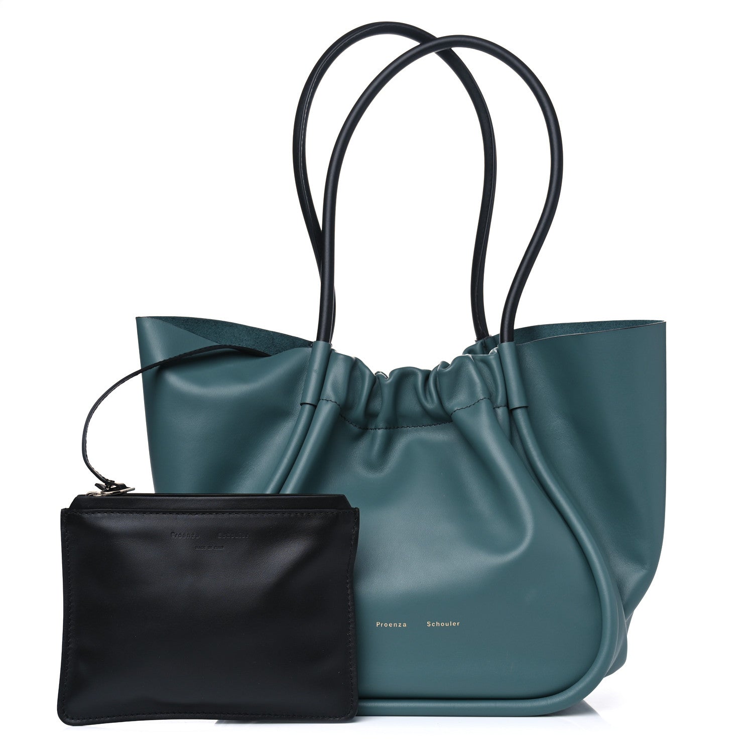 Proenza Schouler Calfskin Large Ruched Tote Orion 1 of 5