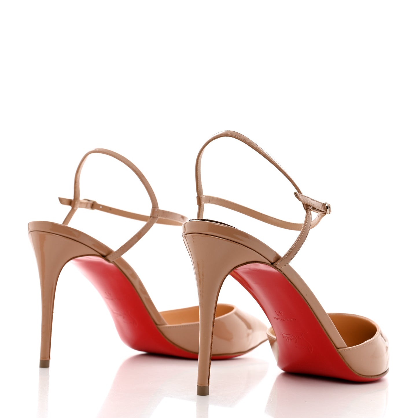Patent Rivierina 85 Pumps 41 Nude