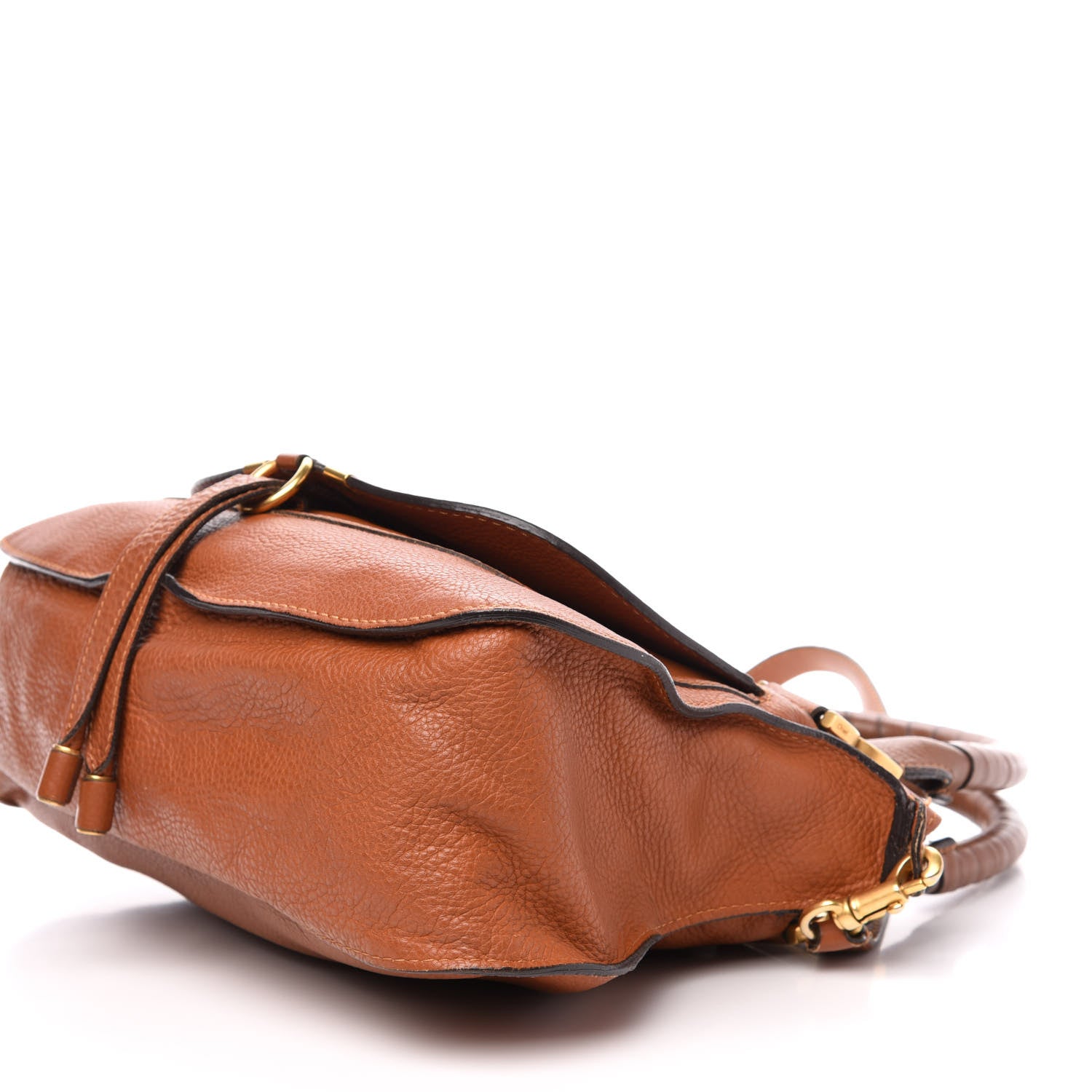 Chloe Calfskin Medium Marcie Satchel Tan 11 of 16