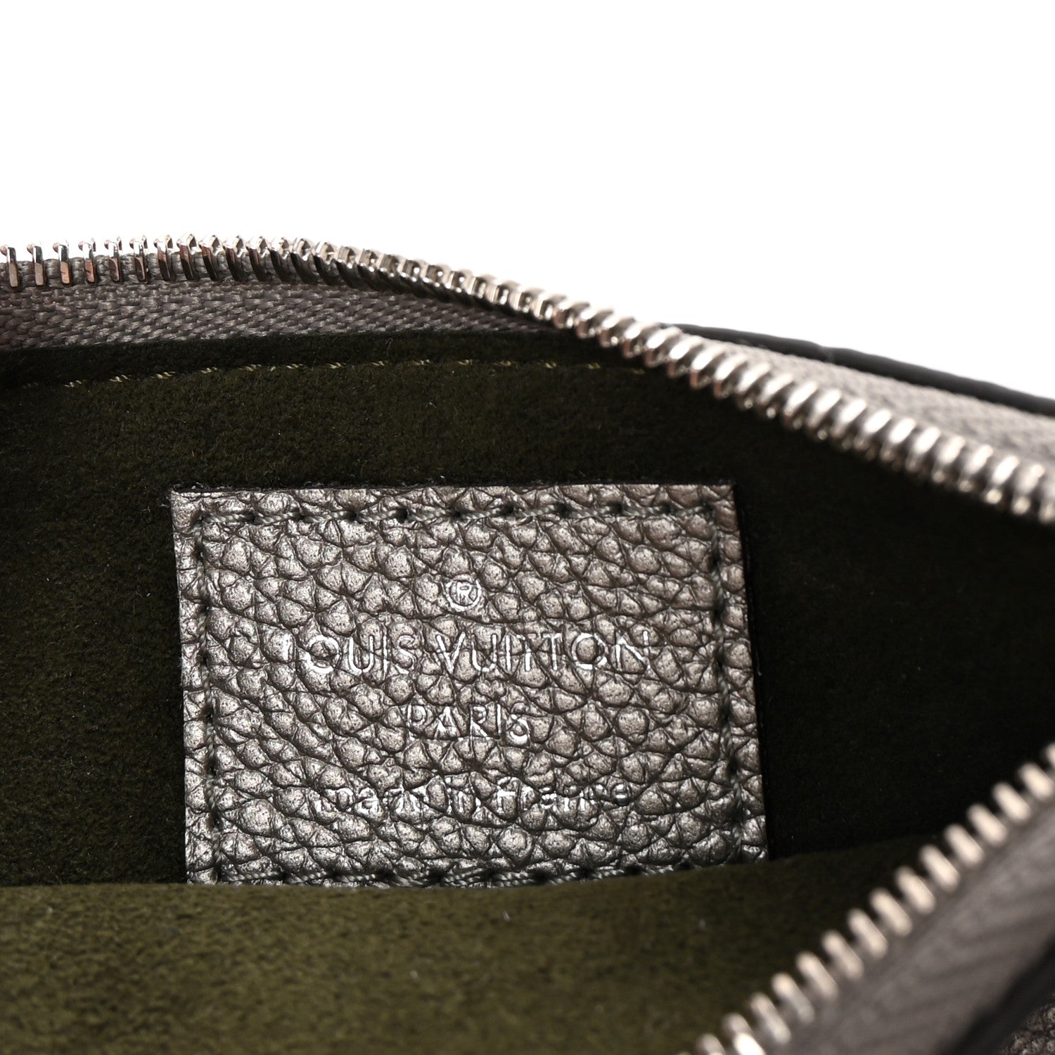 Louis Vuitton Mahina Zipped Card Holder Metallic Grey 6 of 7