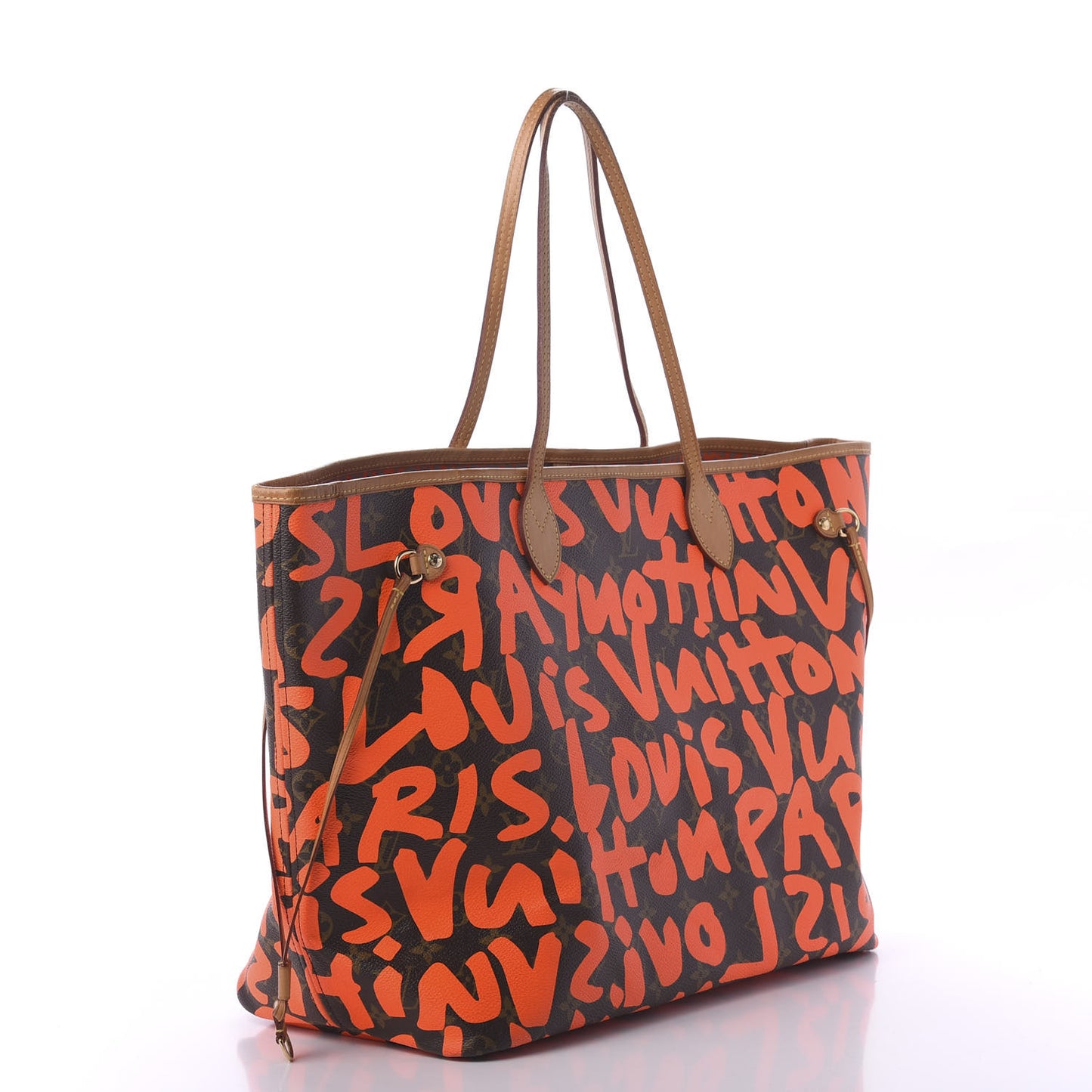 Monogram Graffiti Neverfull GM Orange