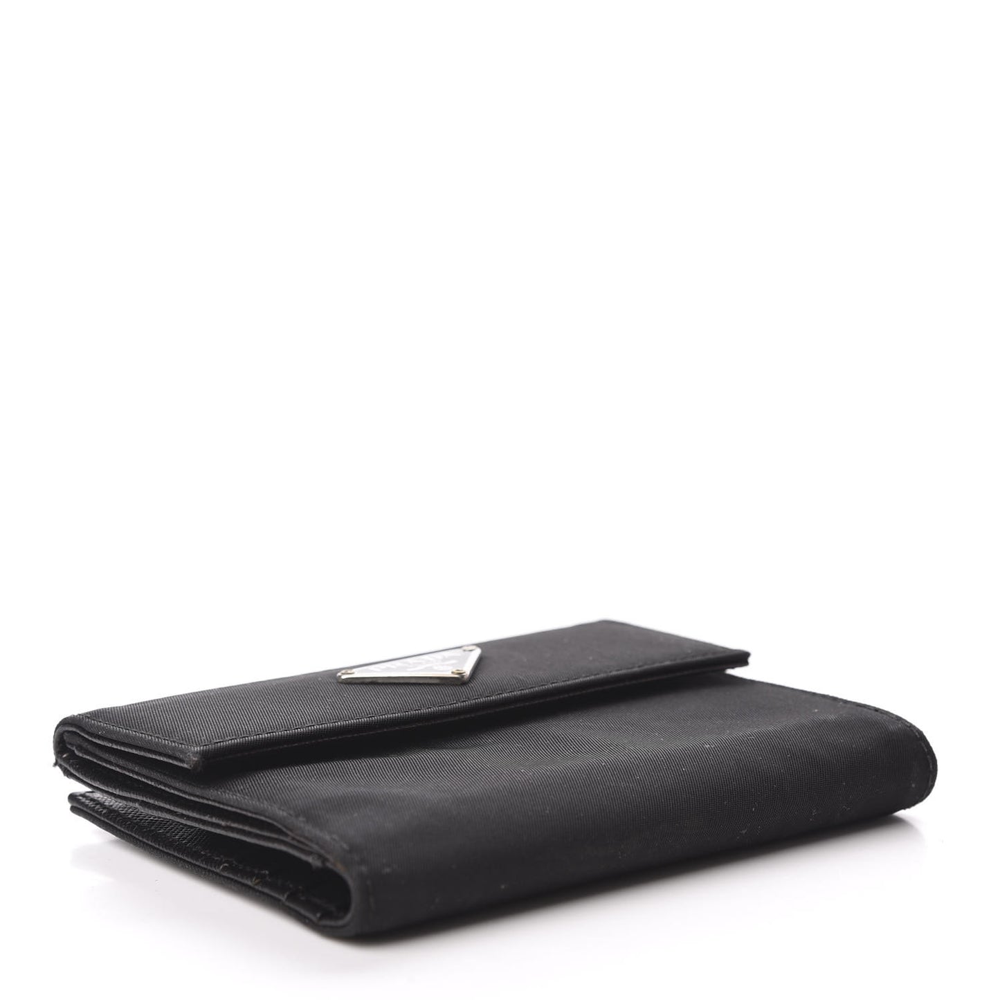 Tessuto Nylon French Wallet Black
