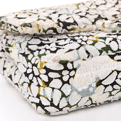 Chanel Tweed Quilted Medium Floral Double Flap White 8 of 12