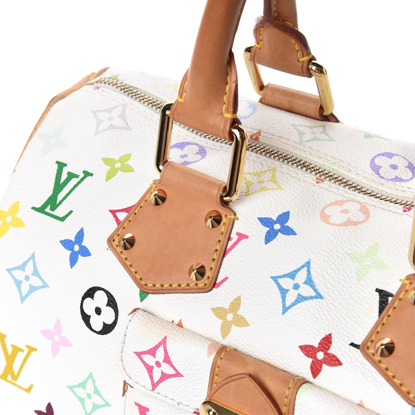 Monogram Multicolor Speedy 30 White