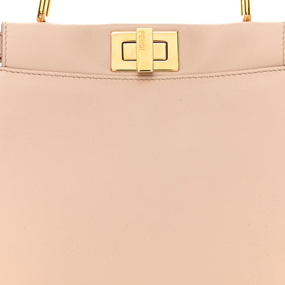 Fendi Nappa Stacked Bar Mini Peekaboo Iconic Satchel Rosa Plaster 9 of 11