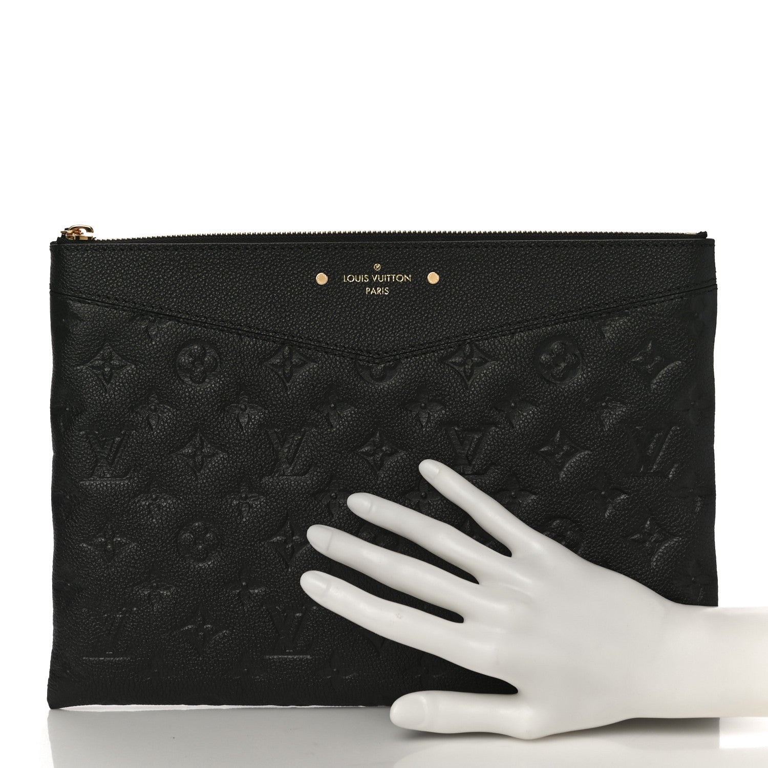 Louis Vuitton Empreinte Daily Pouch Black 2 of 9