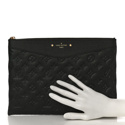 Louis Vuitton Empreinte Daily Pouch Black 2 of 9