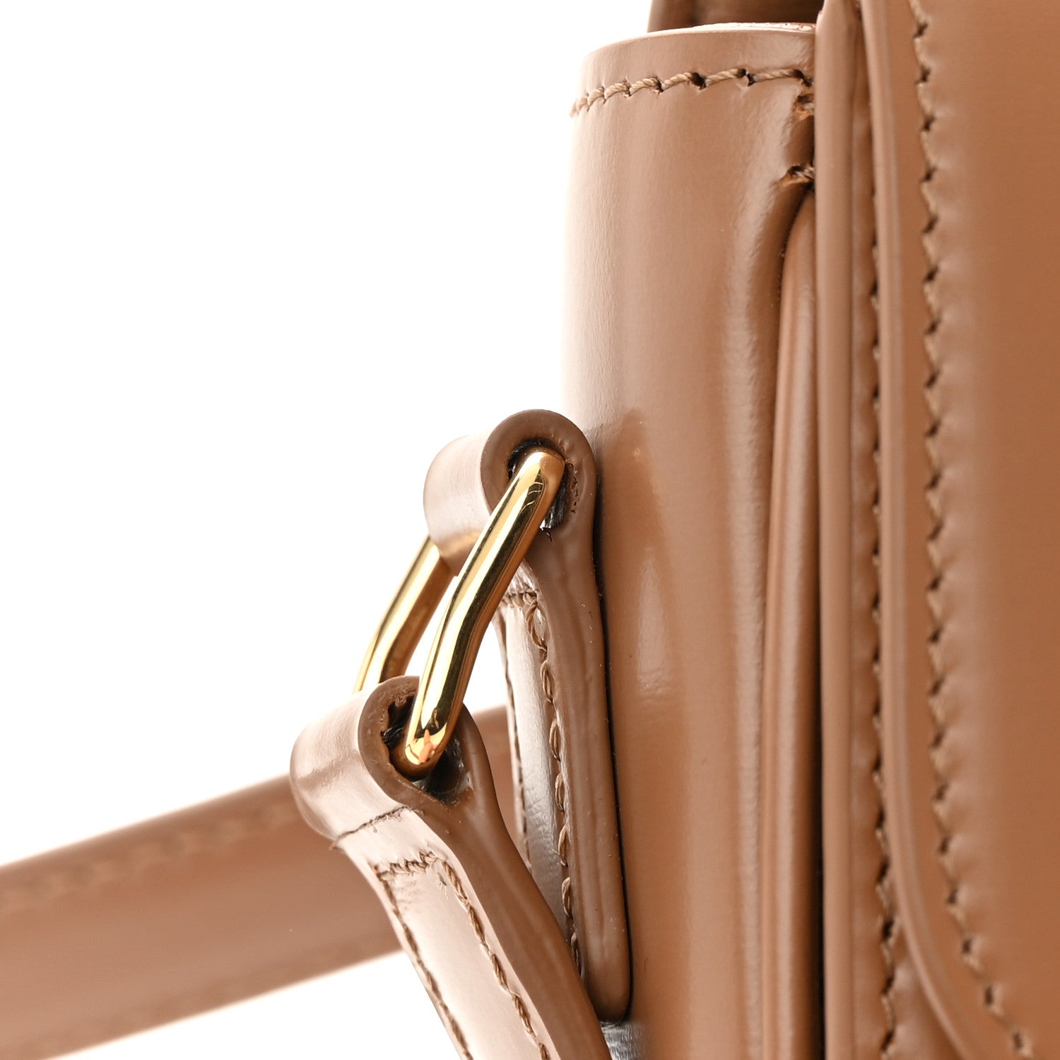 Celine Shiny Calfskin Teen Triomphe Bronze 14 of 14